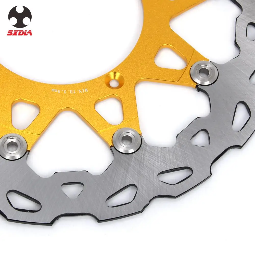 Мотоцикл 320 мм плавающие тормозные диски ротор с кронштейном для SUZUKI RMZ250 2007 2015 RMZ450