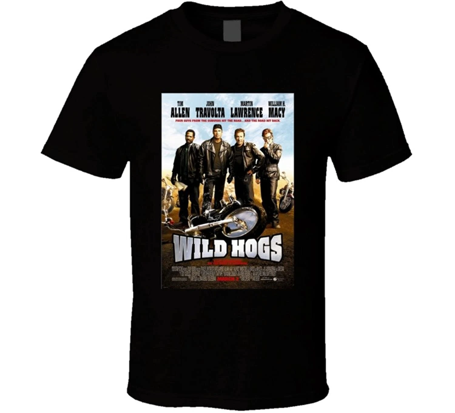 Крутая футболка фаната из фильма дикие хоги 21 век комедия Классический