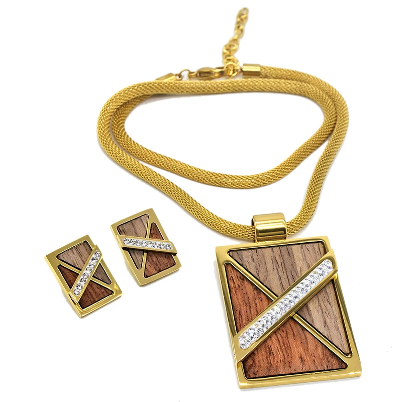 AMUMIU Женские винтажные Ювелирные наборы из африканских бусин массивное ожерелье