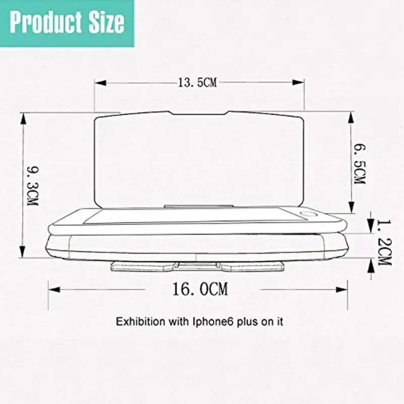 1 шт. автомобильный gps навигационный кронштейн универсальный HUD Предупреждение