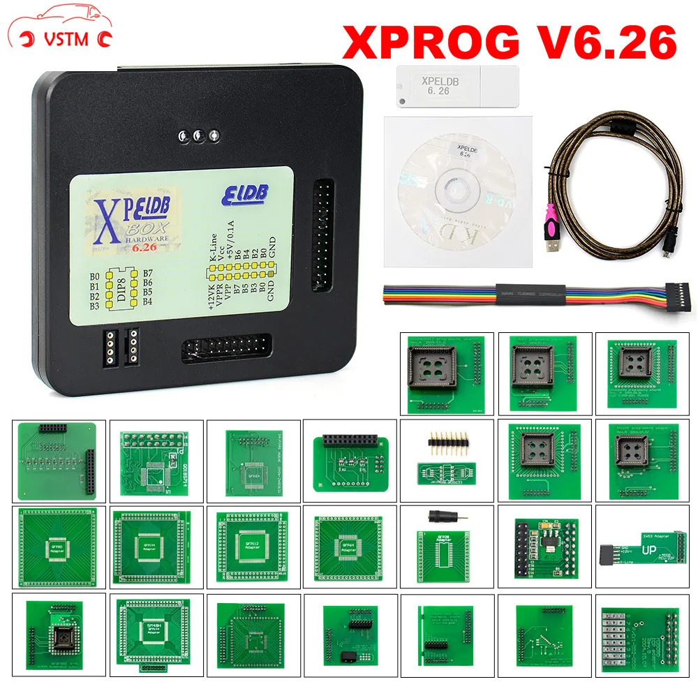 ПРОГРАММАТОР XPROG V6.26 Добавление Новой авторизации X-PROG Мбит/с металлический бокс
