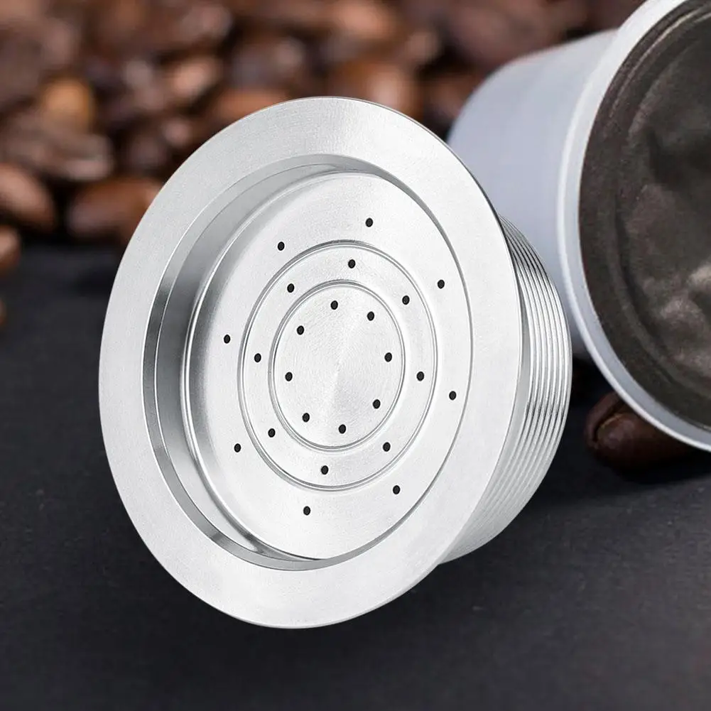 Reusable Coffee Machine Capsule Filter Cup Brush Spoon Kit Fit for LAVAZZA MIO | Дом и сад