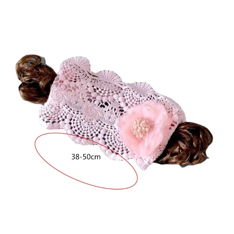 

Creative Baby Girl Headband Bangs Curly Wig Hairband for Toddler Infant Photography Props Hair Accessories