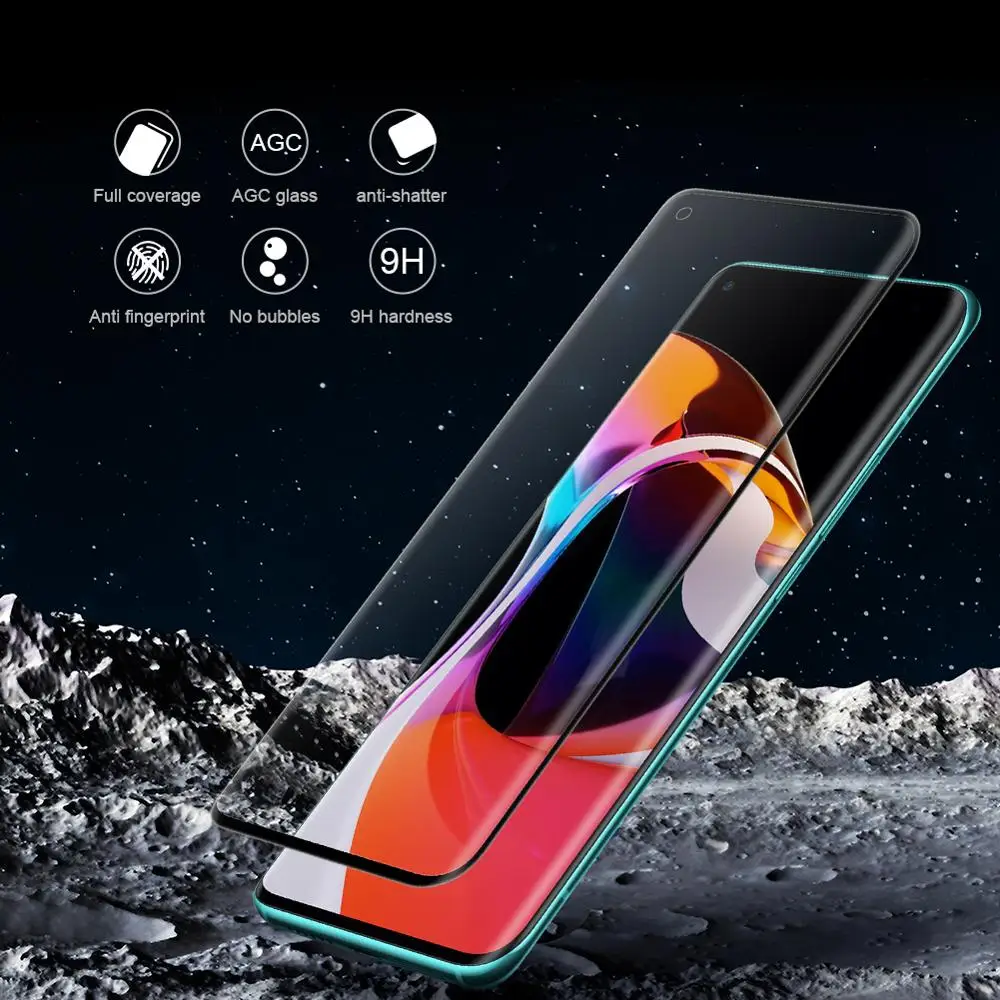 Защитное стекло Nillkin для Xiaomi Mi 11 10 Pro 10s полное покрытие защитное закаленное Mi11