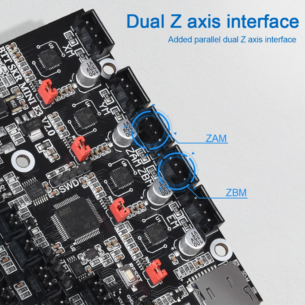 

3D Printer Controller Board SKR MINI E3 V2.0 32 Bit CPU Adapter Module Mainboard For Ender 3 Series Printer Accessories