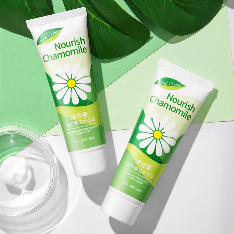 

50g Chamomile Moisturizing Hand Cream, Nourishing Skin Care Hand Lotion, Dry Antifreeze Plant Extract Hand Cream Skincare