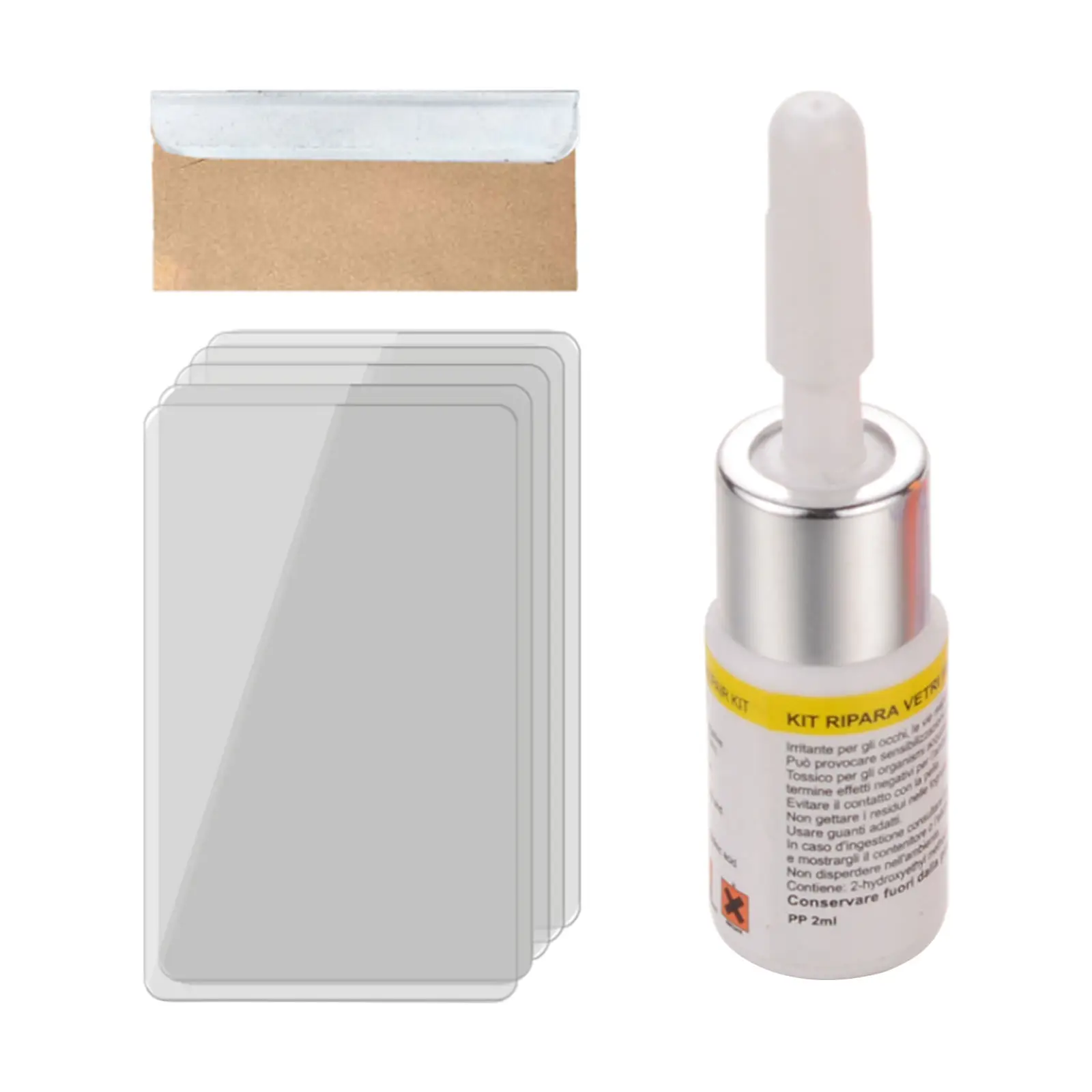 

Windshield Repair Kit Car Glass Scratch Crack Window Polishing Resin Kit