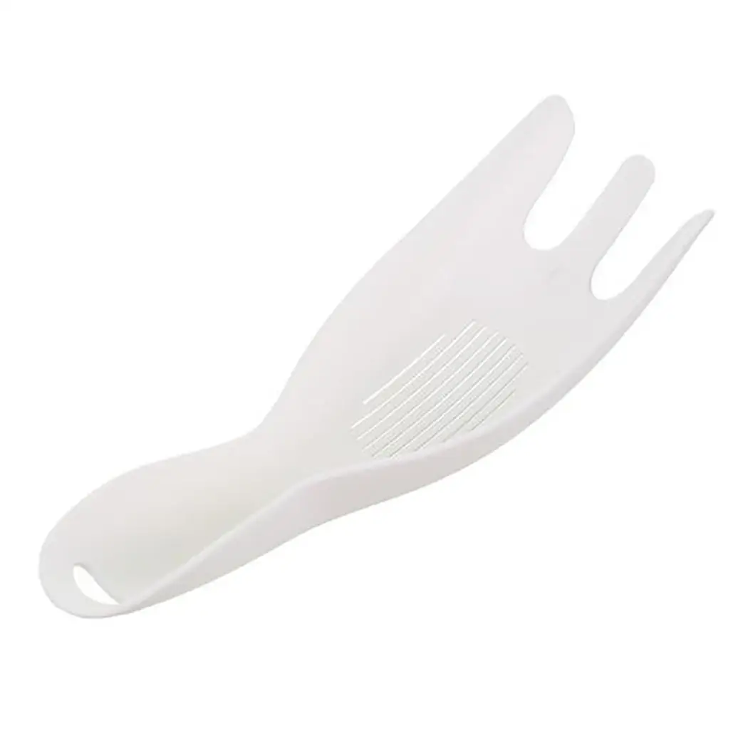 Прочный практичный с подвесным отверстием ручной белый/хаки кухонный инструмент