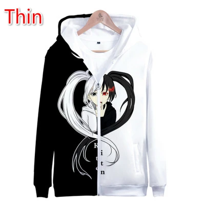 style5 Danganronpa Monokuma костюм косплей унисекс Толстовка Черный Белый Медведь Костюмы Пальто Куртка - Цвет: style5