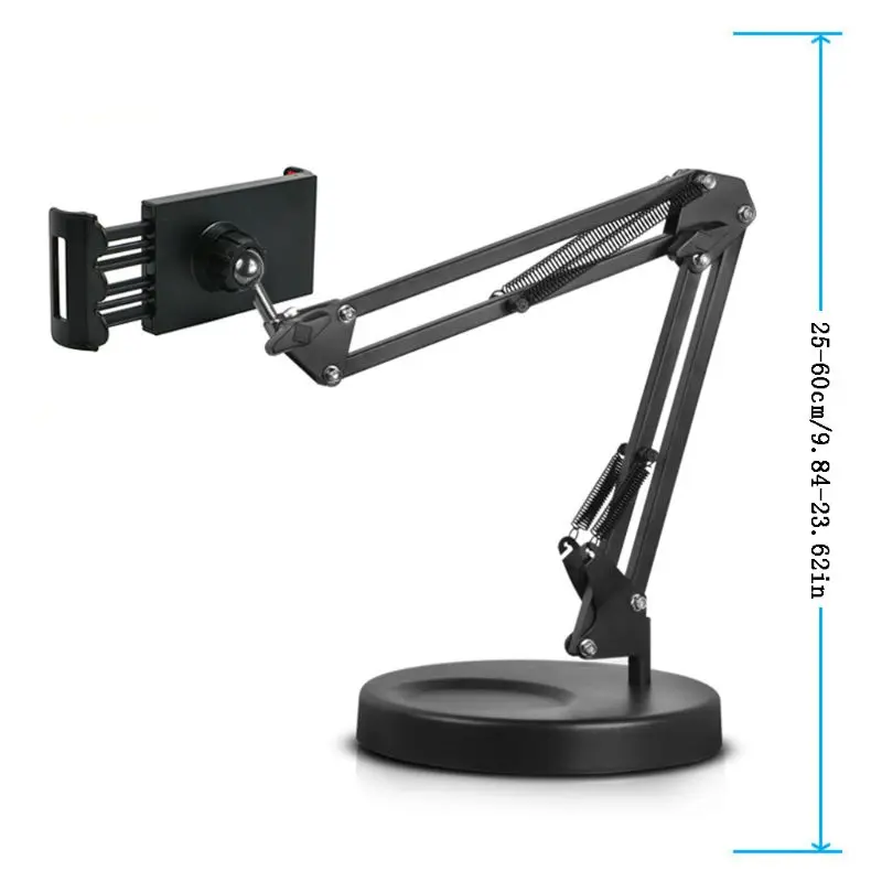 

Foldable Phone Holder Desktop Bracket Tripod Tablet Stand for Live Video Record