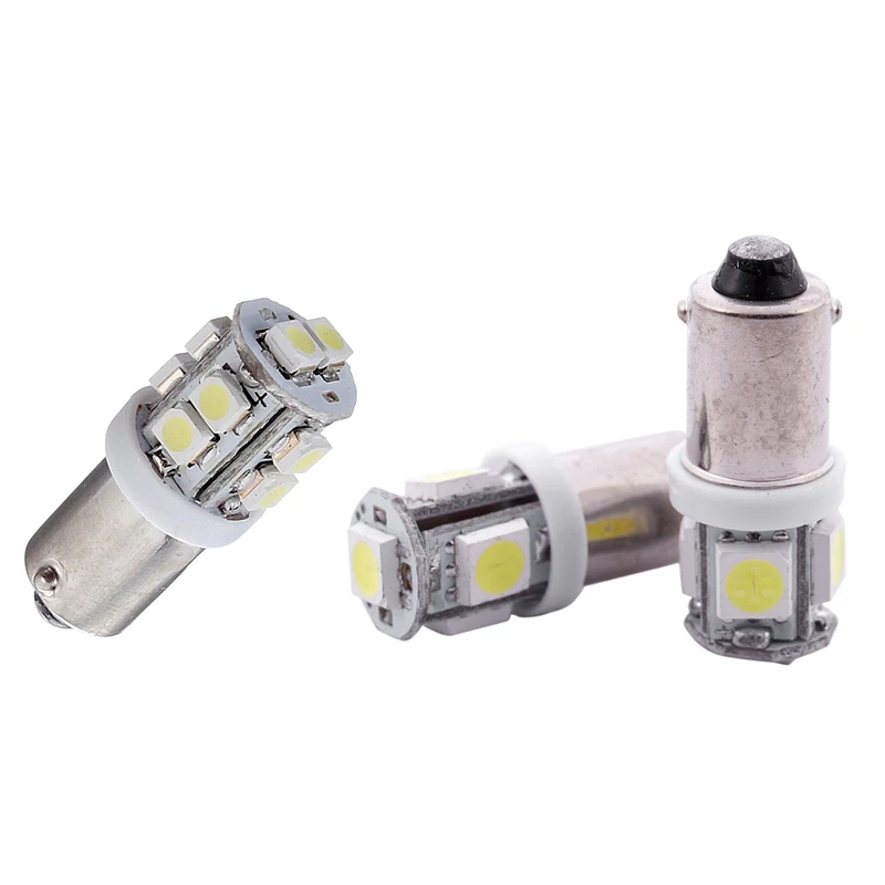 14 шт. светодиодный светильник s: 4 T11 BA9S T4W 233 штыковый Разъем 10 SMD автомобиль