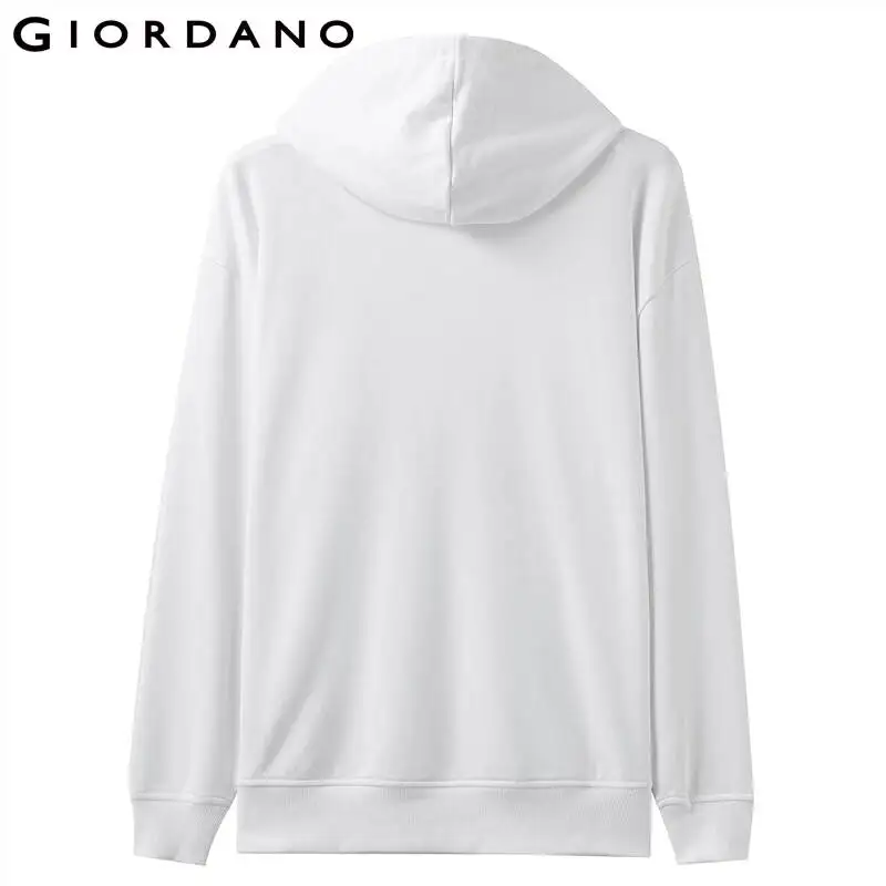Толстовка Giordano Мужская Светоотражающая худи с графическим принтом карман-карго
