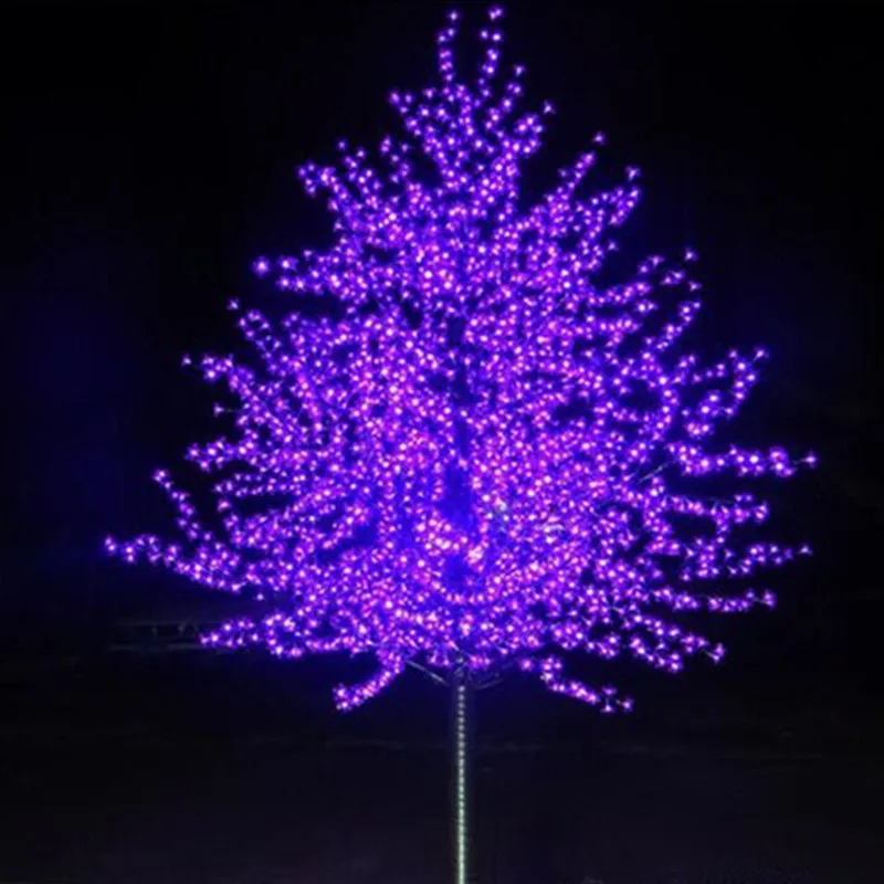 LED Вишневое Дерево Свадебный садовый праздничный светильник квадратный Декор