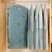 6PCS Clothing Covers Clothes Hanging Garment Dress Suit Coat Dust Cover Storage Bag Pouch Case Organizer Wardrobe Hanging