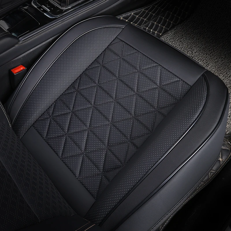 

Car Front Car Seat Cover PU Leather Cars Seat Cushion Waterproof Seat Protector Universal Car Chair Pad Mat Auto Accessories