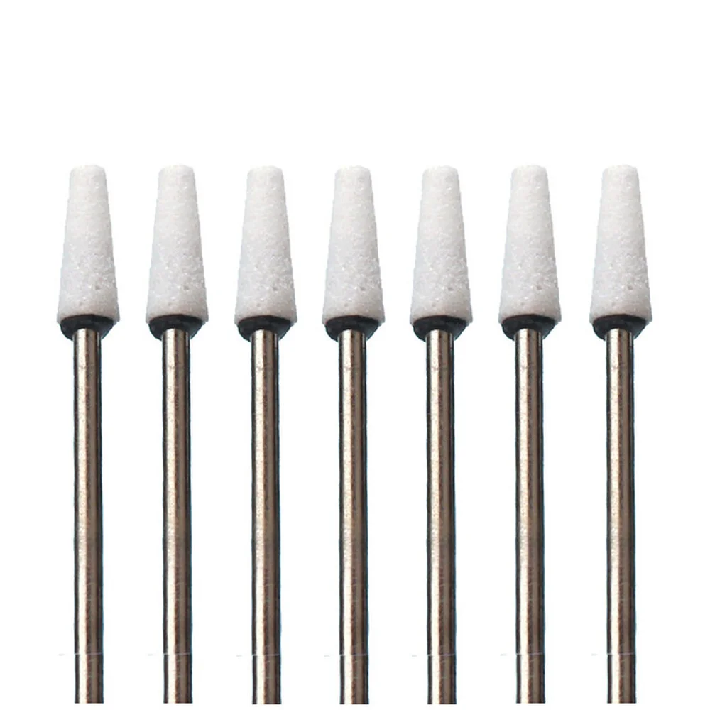 7pc Corundum Milling Cutter Nail Drill Bit Manicure Machine Bits Rotary Files Apparatus for Manicure Accessories Tools images - 6