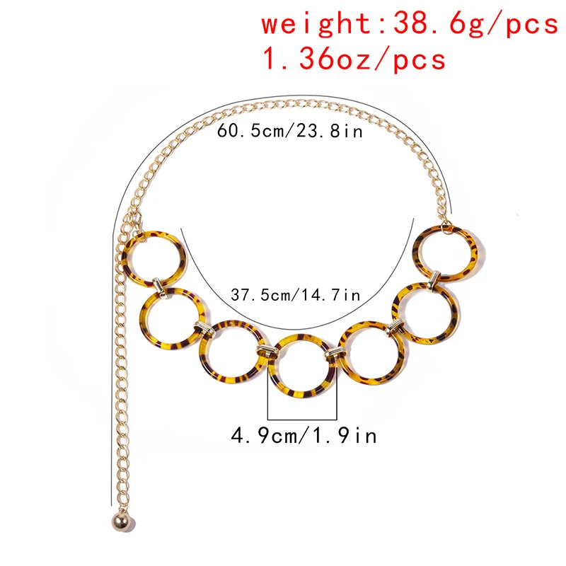 Женский ремень с леопардовым принтом винтажный из пластика и каучука 2020 |