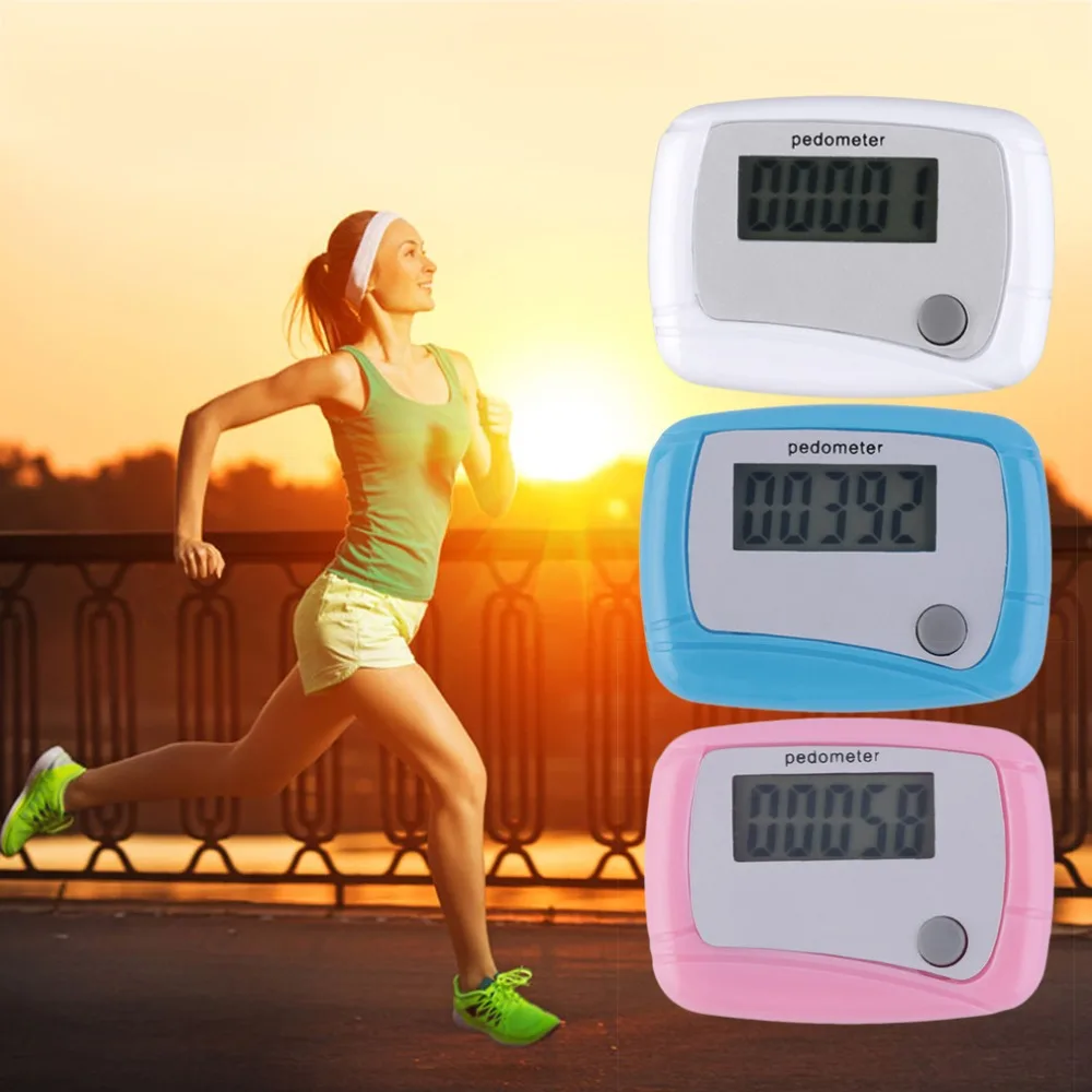 

2017 new Portable Mini Digital LCD Running Step Pedometer Walking Distance Counter High Quality
