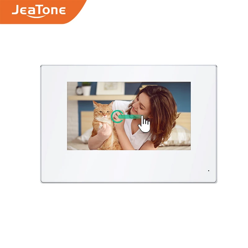 IP-домофон с Wi-Fi видеодомофон видеозвонок сенсорным экраном 7 дюймов для 4