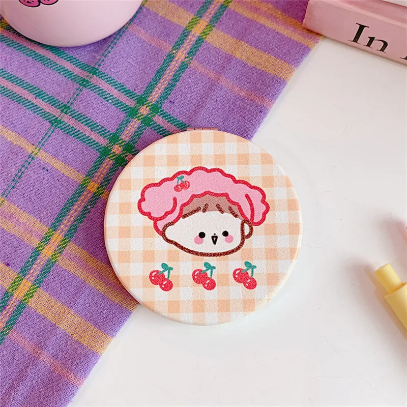 SW 1 шт. милый кролик медведь портативное зеркало для макияжа круглое