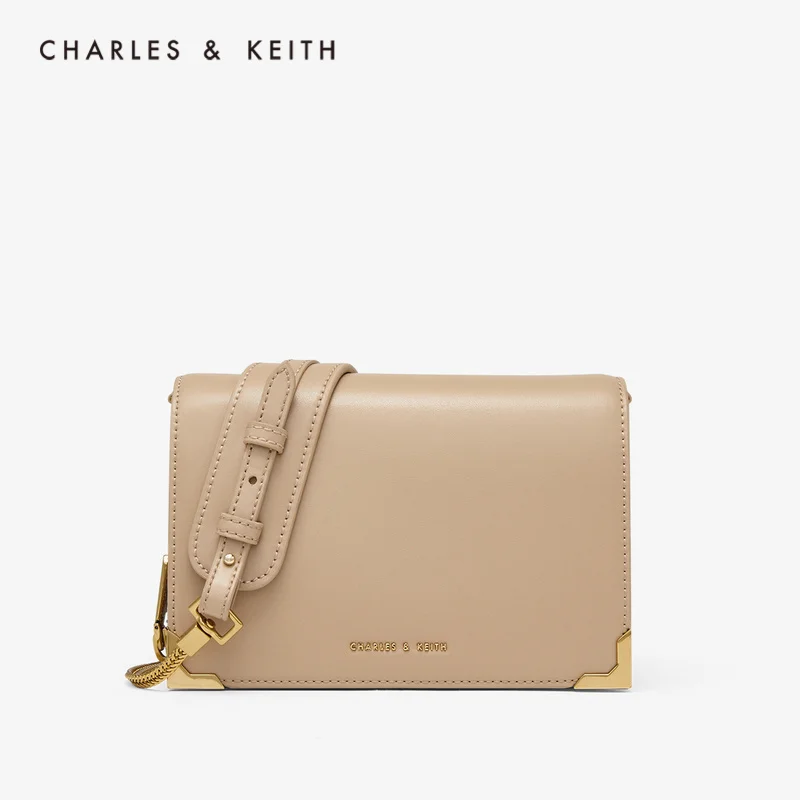 CHARLES＆KEITH Новинка на Весну 2020г. CK2-80840191-2Женская Квадратная Сумка Металлическая