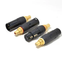 yivosound hifi audio connector rca to xlr male female plug gold plated connector plugs