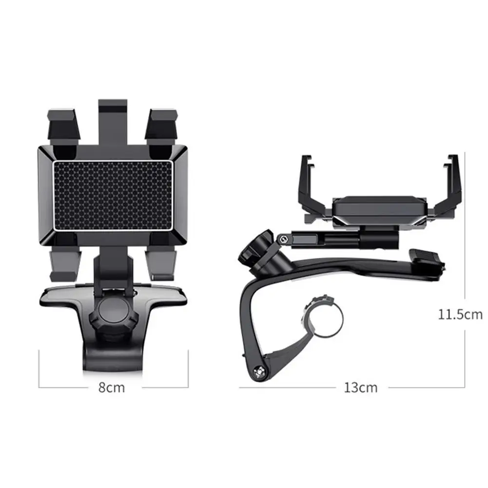 dashboard car phone holder 1200 degree mobile phone stands rearview mirror sun visor in car gps navigation bracket adjustable free global shipping