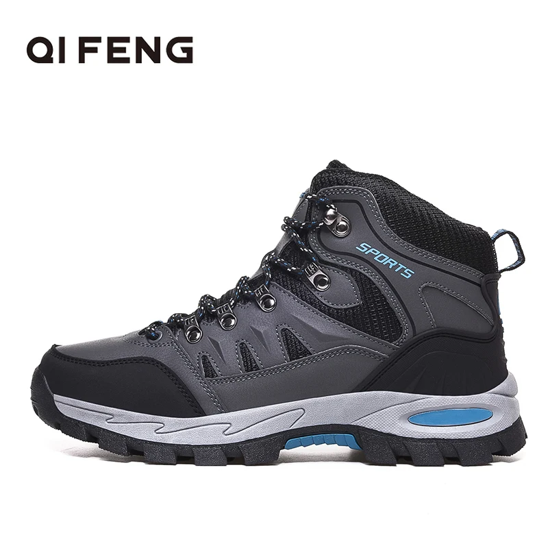

New Arrival Winter Pro-Mountain Outdoor Hiking Shoes Men Women Add Fur Hiking Boots Walking Warm Training Trekking Footwear Boys