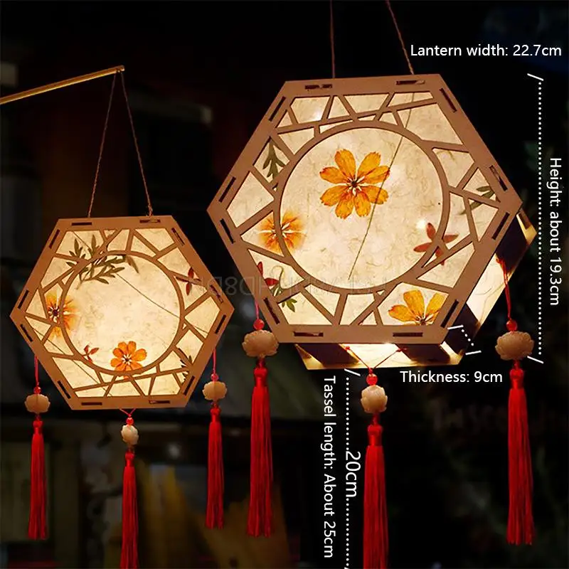 Diy Antique Palace Lantern Material Kits Spring Festival Decoration Chinese Retro Style Hanfu Night Scene Shooting Props |