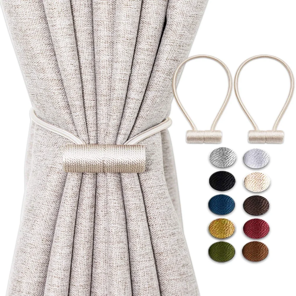 Магнитные застежки для штор драпировки модернизированные 2 шт. 16 дюймов