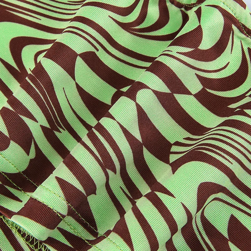 

Cybill Backless Print Y2K Halter Top Summer Tank Top Beach Holiday E Girl Streetwear Cropped Top Lady Clothing