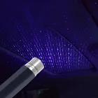 USB звездный проектор, ночник на крыше автомобиля, атмосферная лампа для дома, спальни, декоративный динамический Galaxy проектор