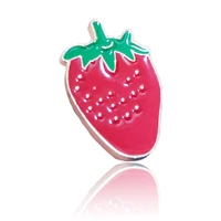 fashion strawberry enamel lapel cartoon pins fruits brooches badges backpack cute pins gifts for friends jewelry