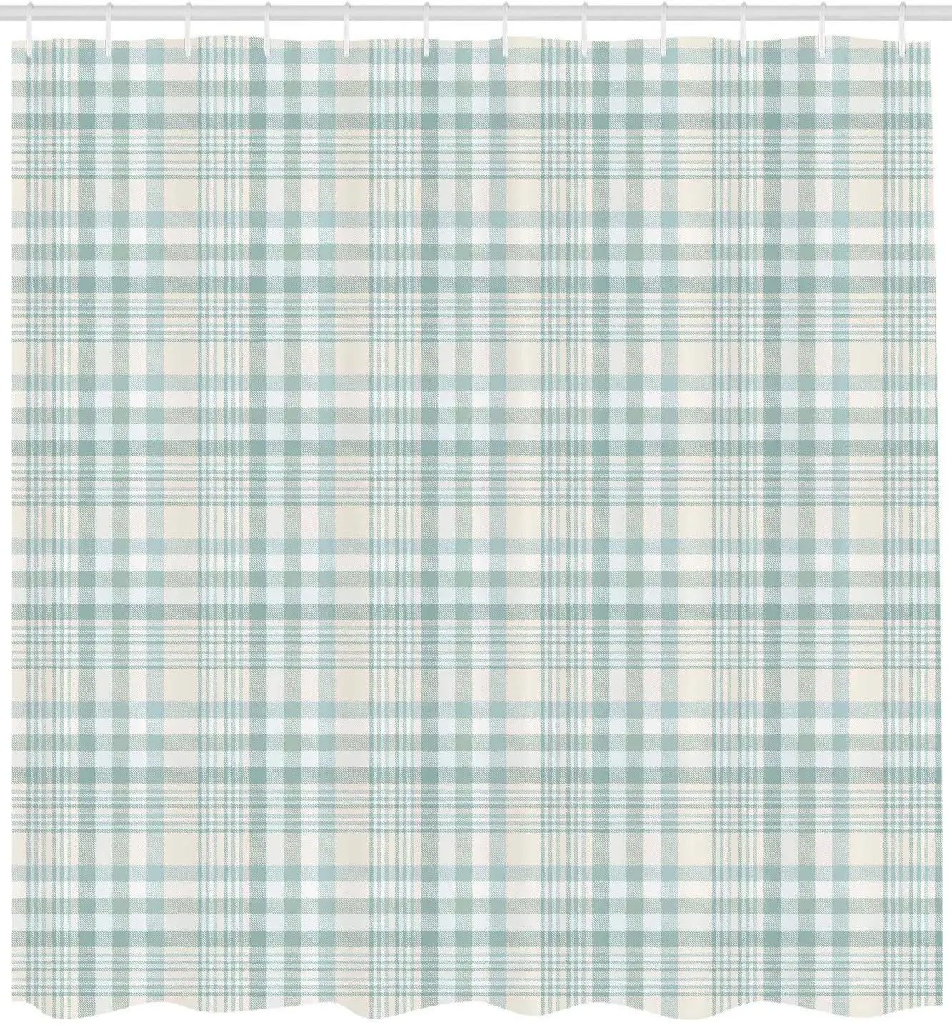 Приглушенные цвета занавески для душа непрерывная концепция пастельный плед