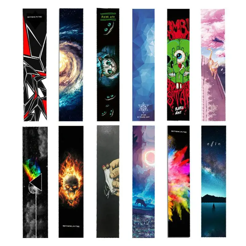 Griptapes Anti-slid Sandpaper Colorful Graphic Deck 122cm