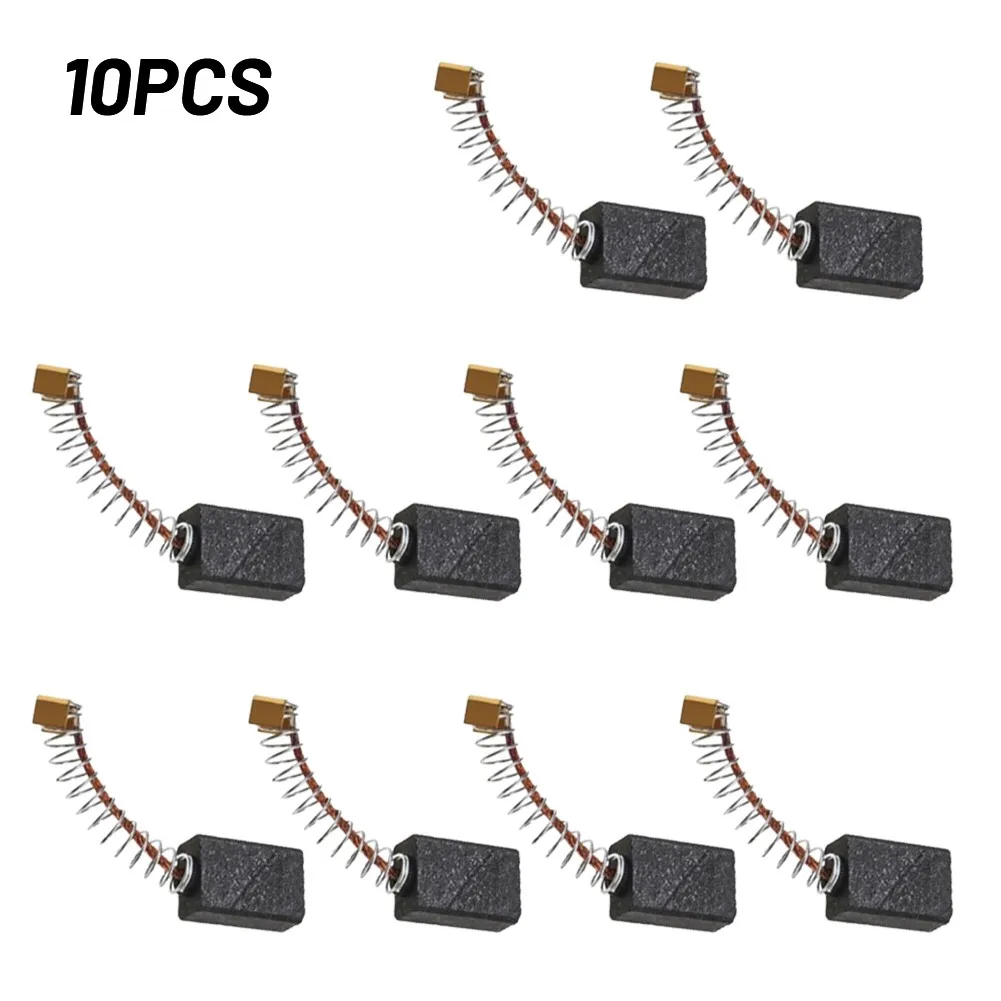 

10pcs Carbon Brushes High-quality 6.5x9.5x15mm High Quality Angle Grinder Motor Carbon Brush Power Tools