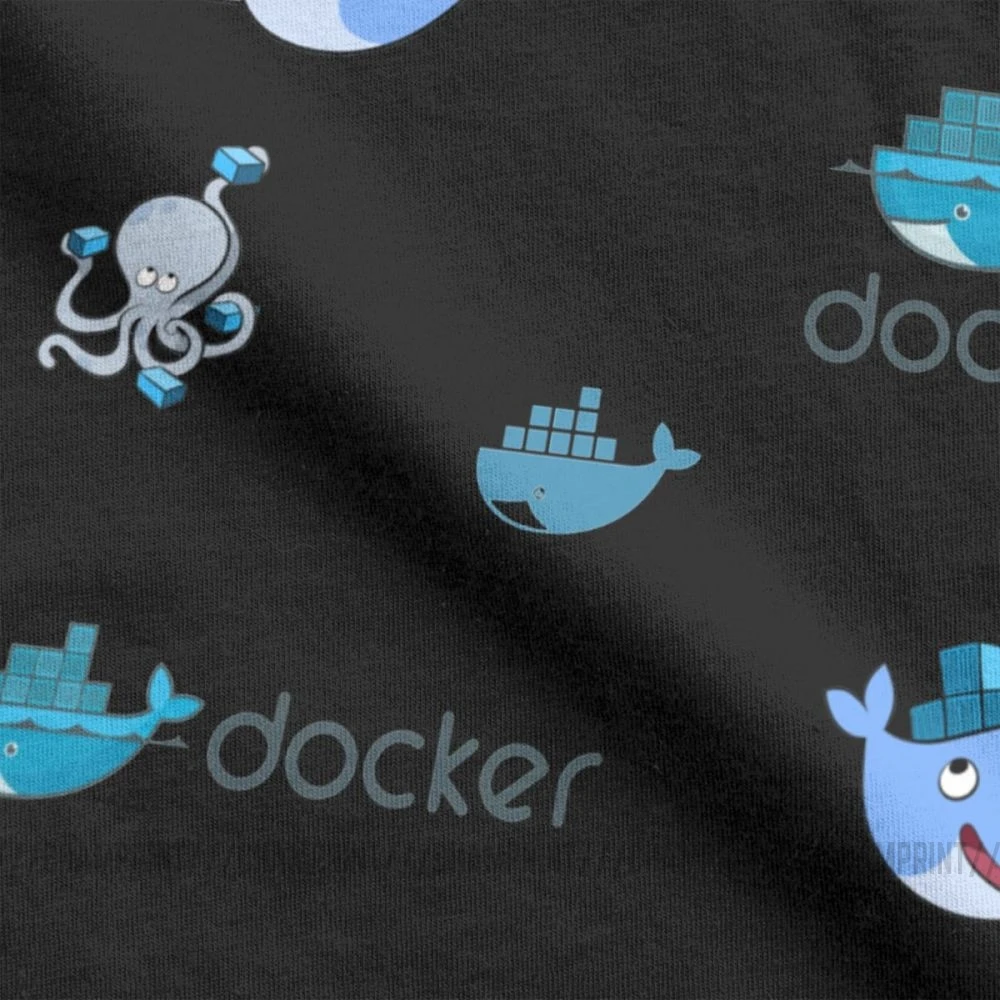Программирующая футболка для мужчин Dead Docker Dev Devops программирующая кодирующая