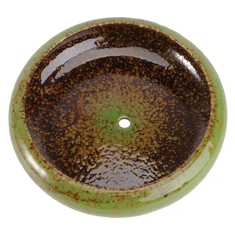 

1pc Hydroponic Ceramic Flower Pot Creative Gardening Pot Ceramic Vessel