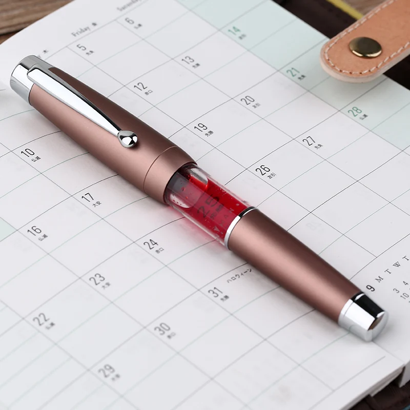 Ручка перьевая Moonman T2 акриловая металлическая матовая чернильная ручка большой