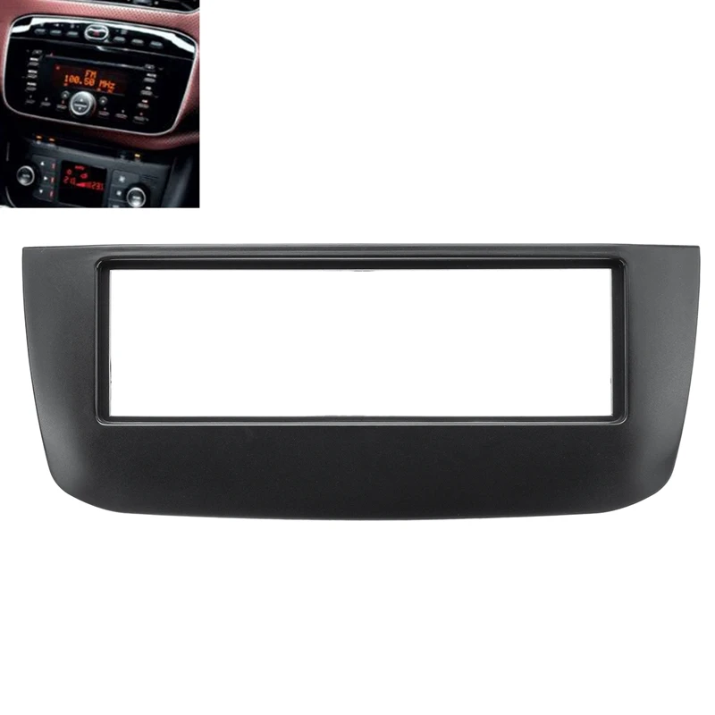 1Din стерео радио рамка панель отделка для Facia Punto EVO 2009 2017/ Fiat Linea(323) 2012 182x5M|Панели и