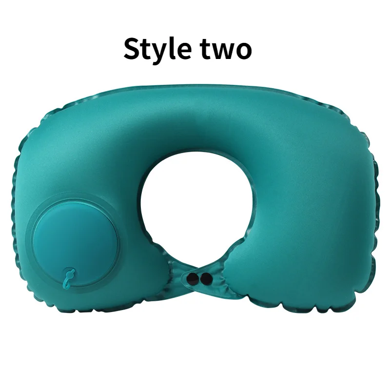 Надувная подушка для путешествий U-образной формы шеи аксессуары 4 цвета удобные