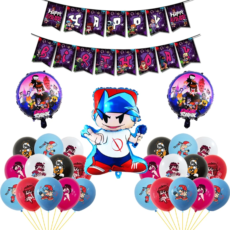 Принадлежности для вечевечерние пятница ночь игровой флажок С Днем Рождения