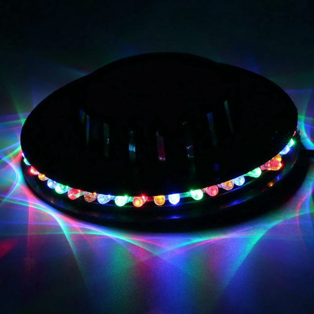 

Mini 48 LEDs 8W RGB Sunflower Laser Projector Lighting Disco Stage Light Bar DJ Sound Background Wall Light Christmas Party Lamp