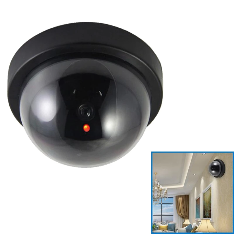 

Купольная имитация охранной сигнализации, внутренняя поддельная веб-камера, наружная домашняя камера наблюдения, светодиодная лампа, имит...