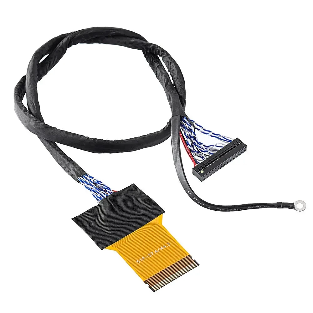 Кабель FFC FPC LVDS 2 8-битных 51-контактных разъема гибкий плоский с ЖК-панелью 550 мм