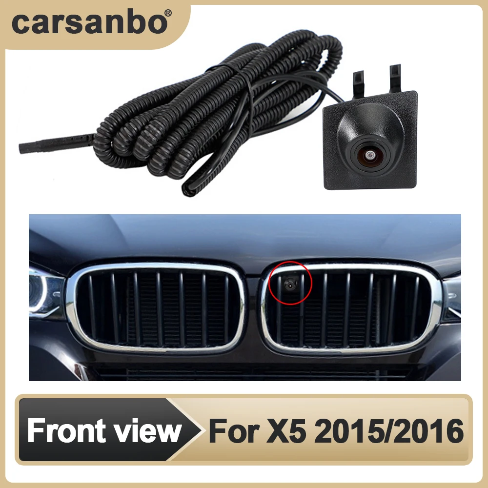 

Автомобильная Камера Переднего Вида HD OEM Камера Переднего Вида для BMW X5 2015/2016 HD 170 градусов ночного видения Водонепроницаемая Камера Передне...
