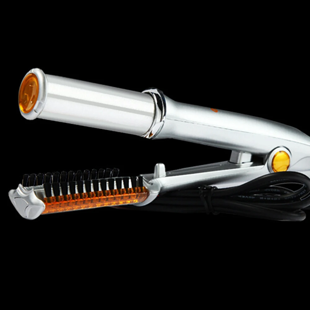 

Wet Dry Iron Hair Straightener Curler 2 in 1 Twist Hair Curling Straightening Hairstyle Salon DIY Hair Styling Tool