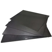 400x500mm plain glossy matte real carbon fiber plate panel sheets plate 0 25 5mm thickness composite hardness material for rc