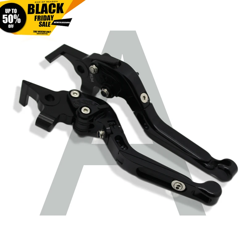 

For KAWASAKI GPZ500S/EX500R NINJA ER-5 Motorcycle CNC dedicated Handlebar single-Folding&Extendable Brakes Clutch Levers