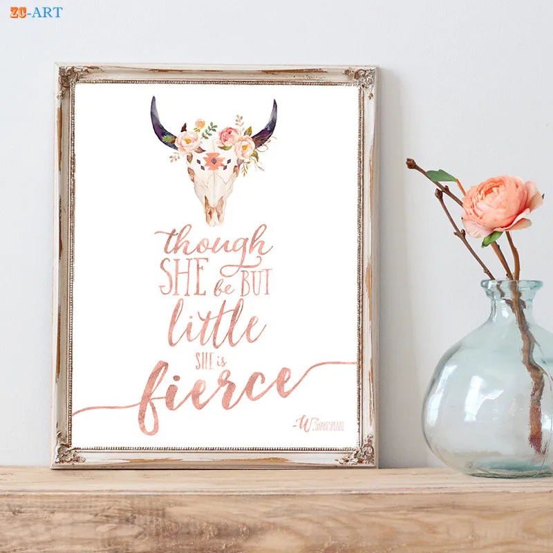 Розовая и серая Картина на холсте с цитатами плакаты настенное искусство цветами